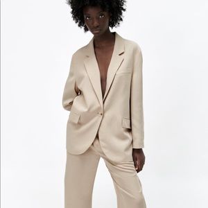Zara Oversized Flowy Blazer